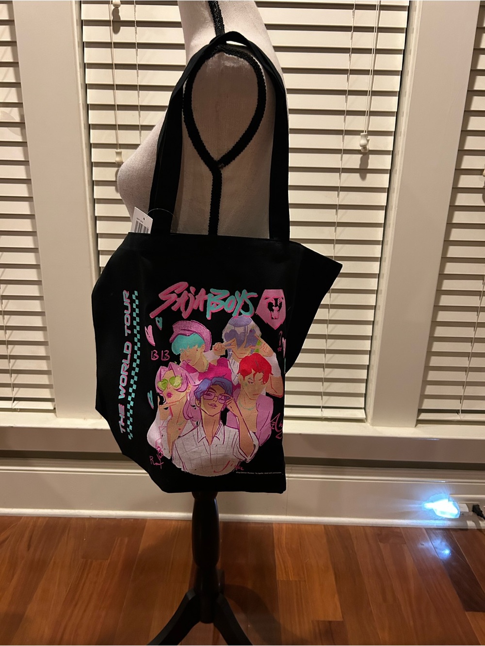 KPop Demon Hunters Saja Boys World Tour Tote Bag